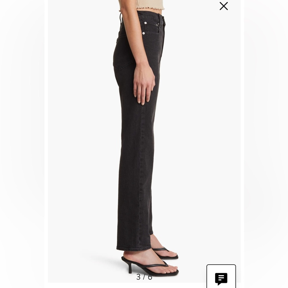 Madewell Black '90s Straight Leg Jeans | Sz 27